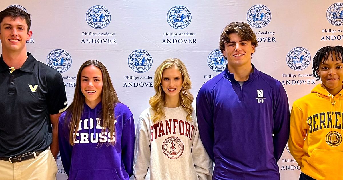 Andover Athletics | Five Sign NCAA National Letters of Intent