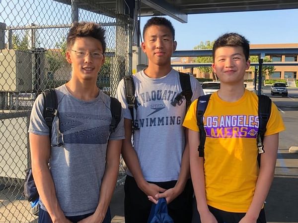 three students